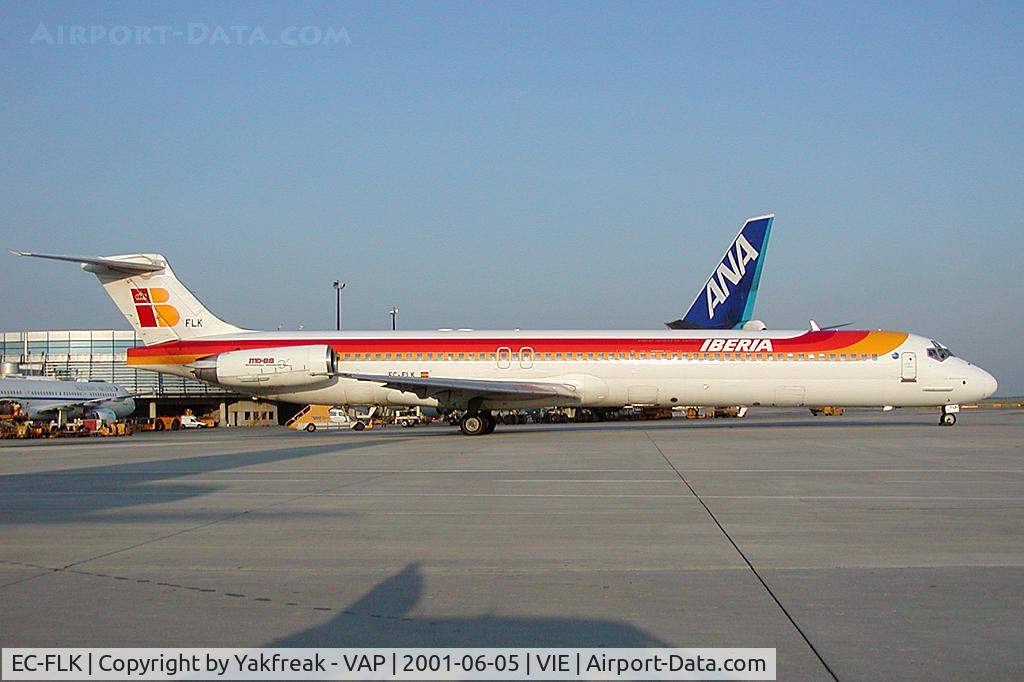 EC-FLK, 1992 McDonnell Douglas MD-88 C/N 53304, Iberia MD80