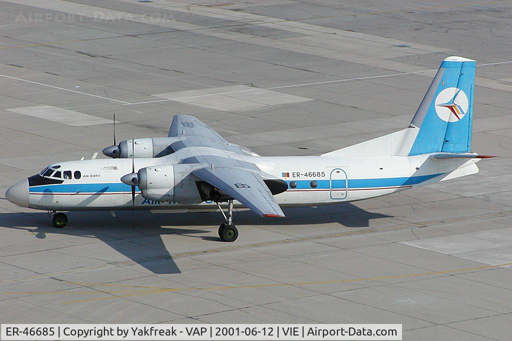 ER-46685, 1974 Antonov An-24B C/N 47309710, Air Moldova Antonov 24
