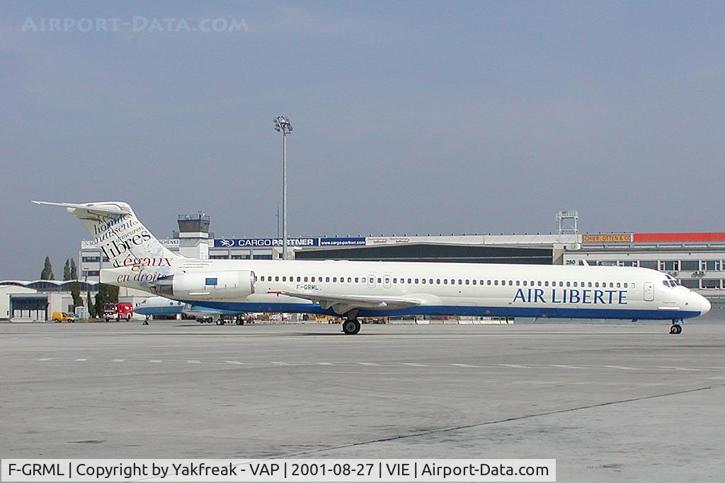 F-GRML, 1989 McDonnell Douglas MD-83 (DC-9-83) C/N 49628, Air Liberte MD0