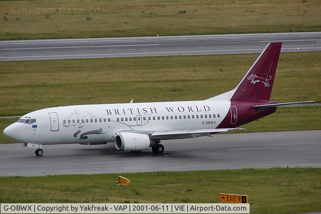 G-OBWX, 1988 Boeing 737-3Y0 C/N 24255, British World Boeing 737-300