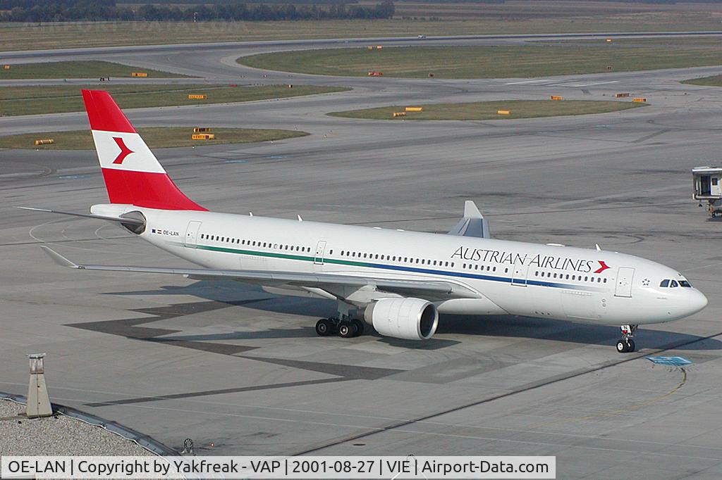 OE-LAN, 1997 Airbus A330-223 C/N 195, Austrian Airlines Airbus 330-200