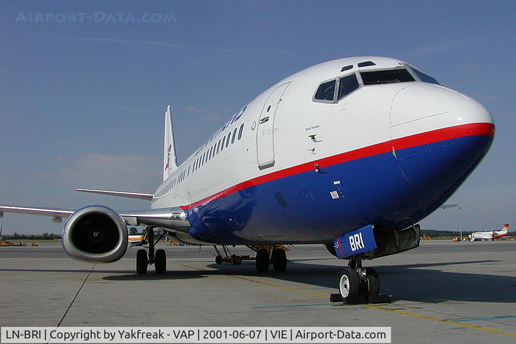 LN-BRI, 1990 Boeing 737-405 C/N 24644, Braathens Boeing 737-400