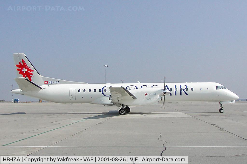 HB-IZA, 1993 Saab 2000 C/N 2000-004, Crossair Saab 2000