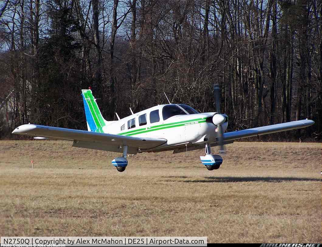 N2750Q, Piper PA-32-260 Cherokee Six C/N 32-7700014, Landing at home  DE25