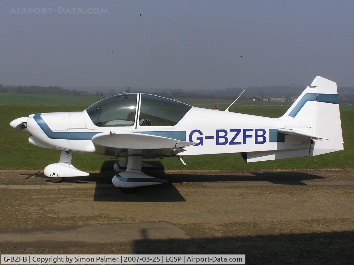 G-BZFB, 1979 Robin R-2112 Alpha C/N 175, Robin R2112 at Sibson airfield