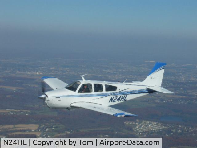 N24HL, 1976 Beech F33A Bonanza C/N CE-660, Pic taken over York PA
