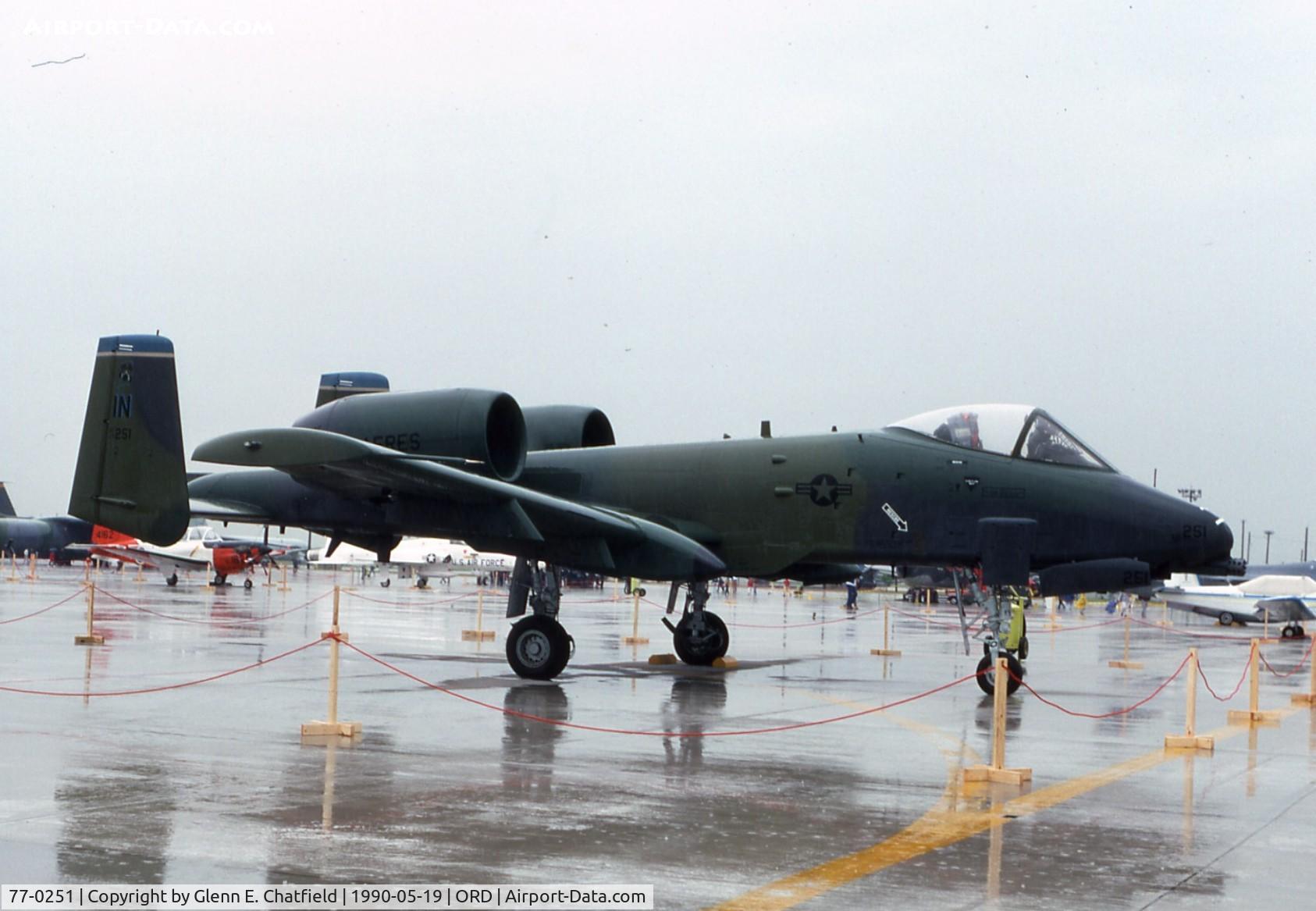 77-0251, 1977 Fairchild Republic A-10A Thunderbolt II C/N A10-0176, A-10A at the open house