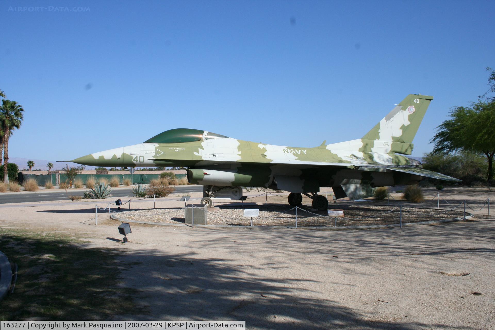 163277, General Dynamics F-16N Fighting Falcon C/N 3M-10, F-16N
