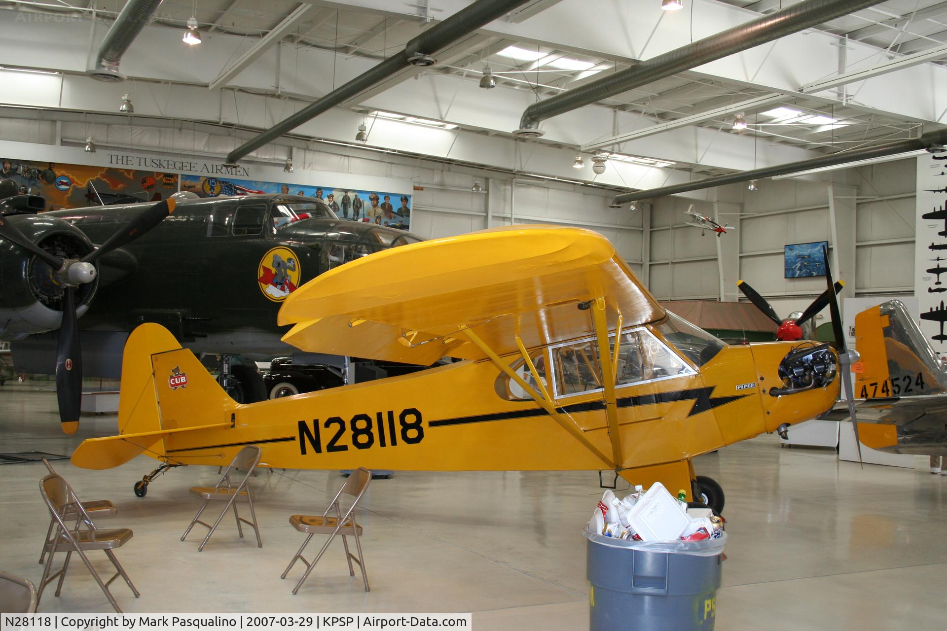 N28118, 1940 Piper J3L-65 Cub C/N 4594, Piper J-3L-65