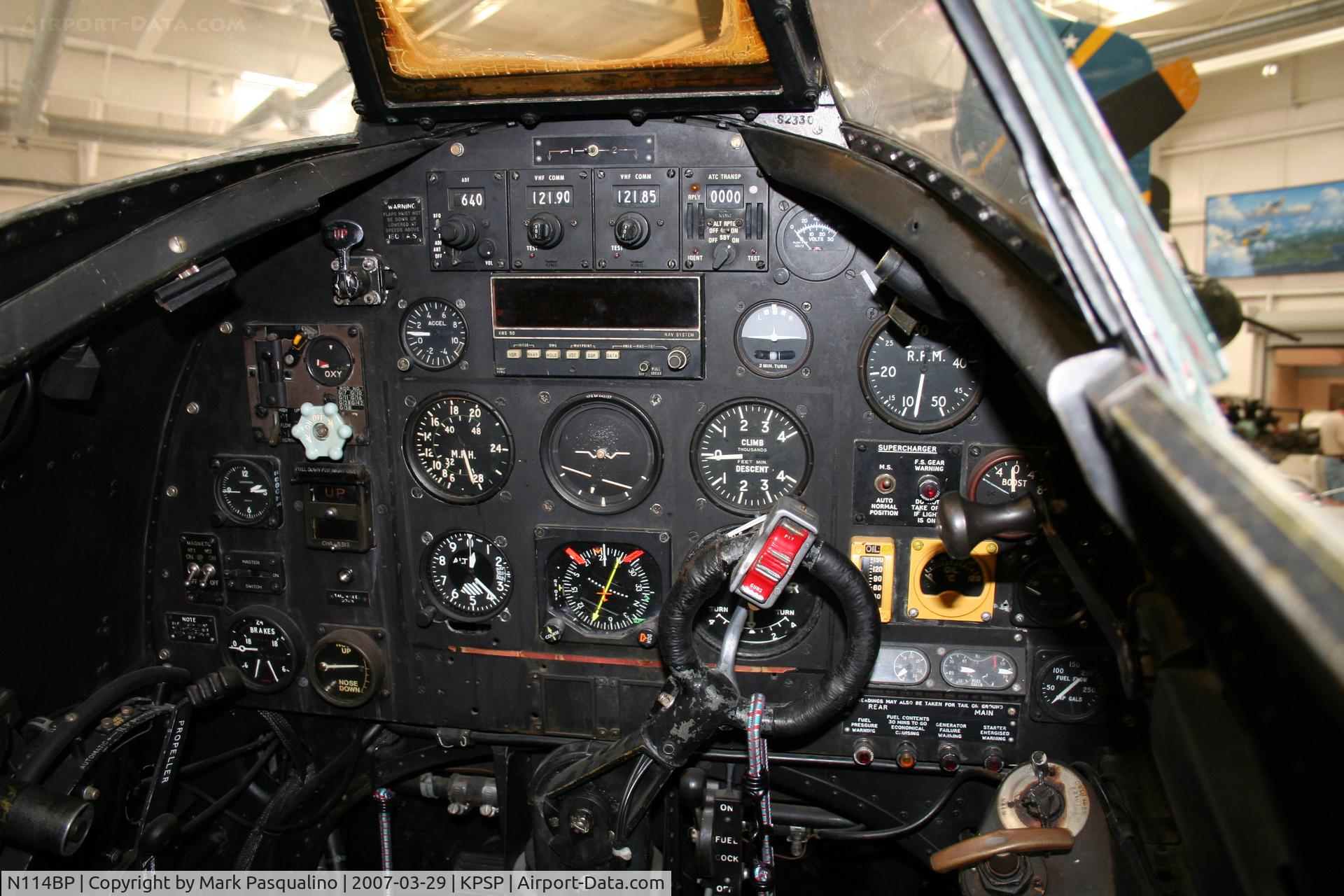 N114BP, 1945 Supermarine 379 Spitfire FR.XIVc C/N 6S/648206, Spitfire XIV