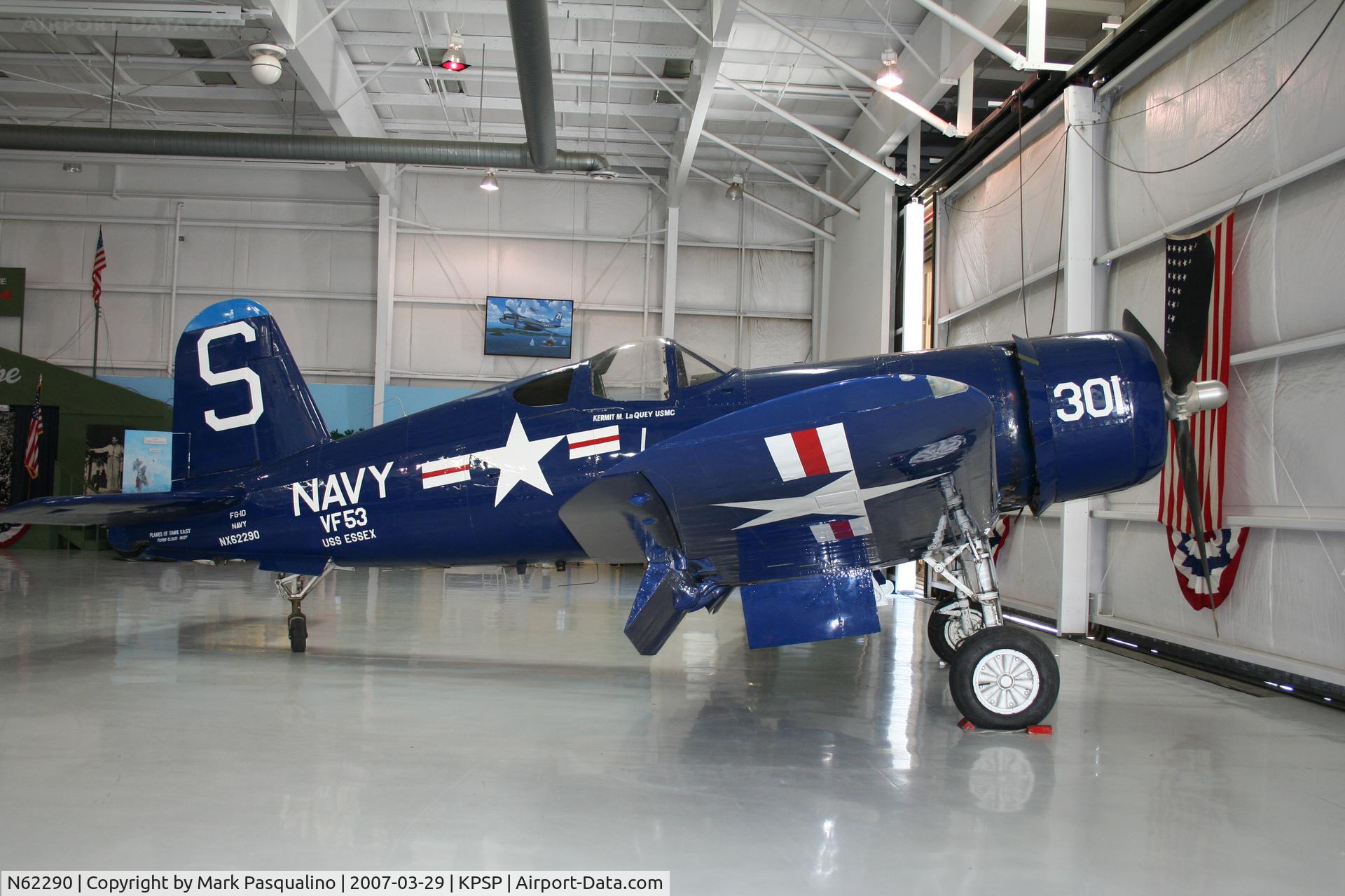 N62290, 1945 Goodyear FG-1D Corsair C/N 3890, FG1D