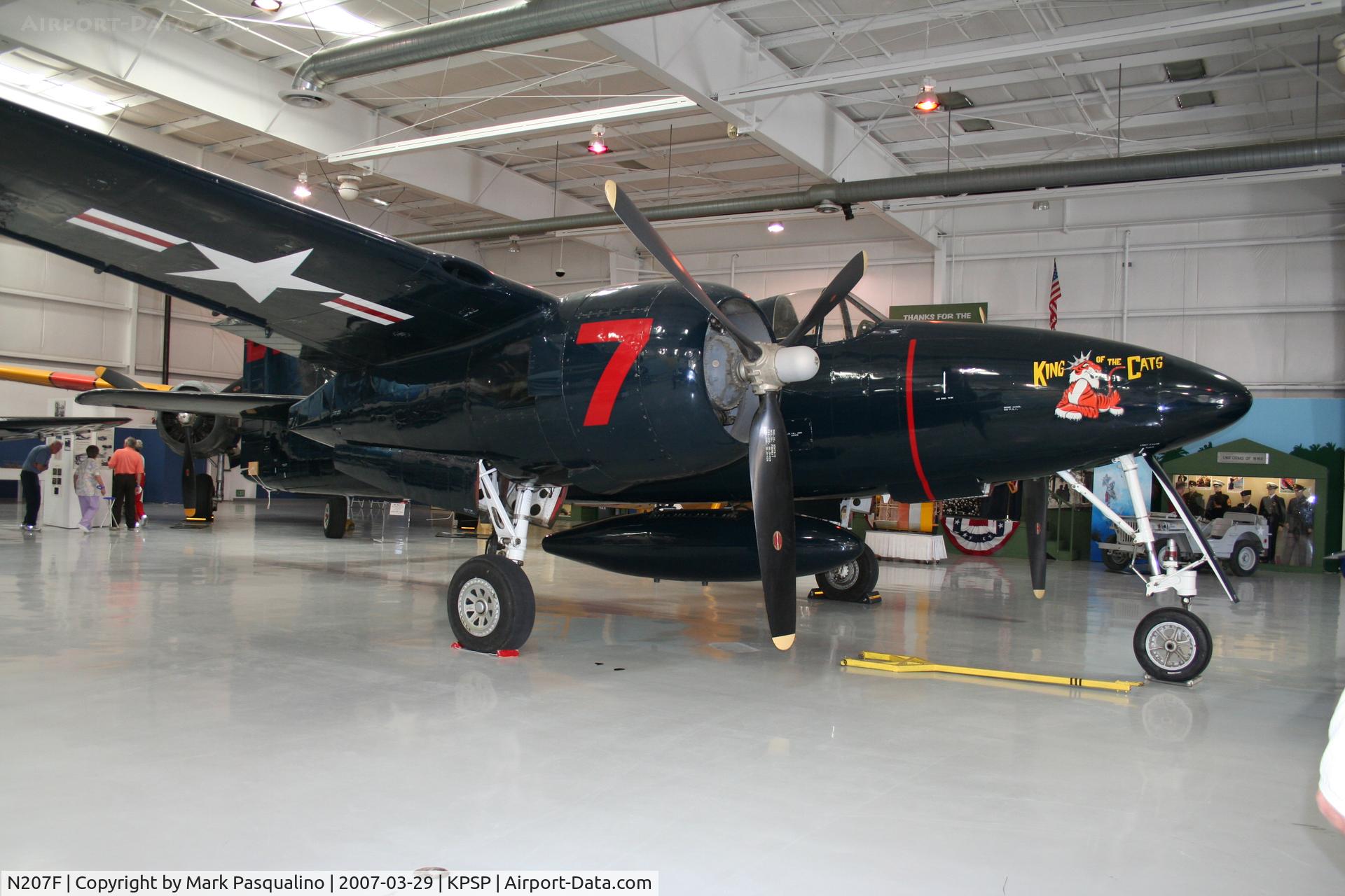 N207F, 1945 Grumman F7F-3 Tigercat C/N C.154, F7F-3