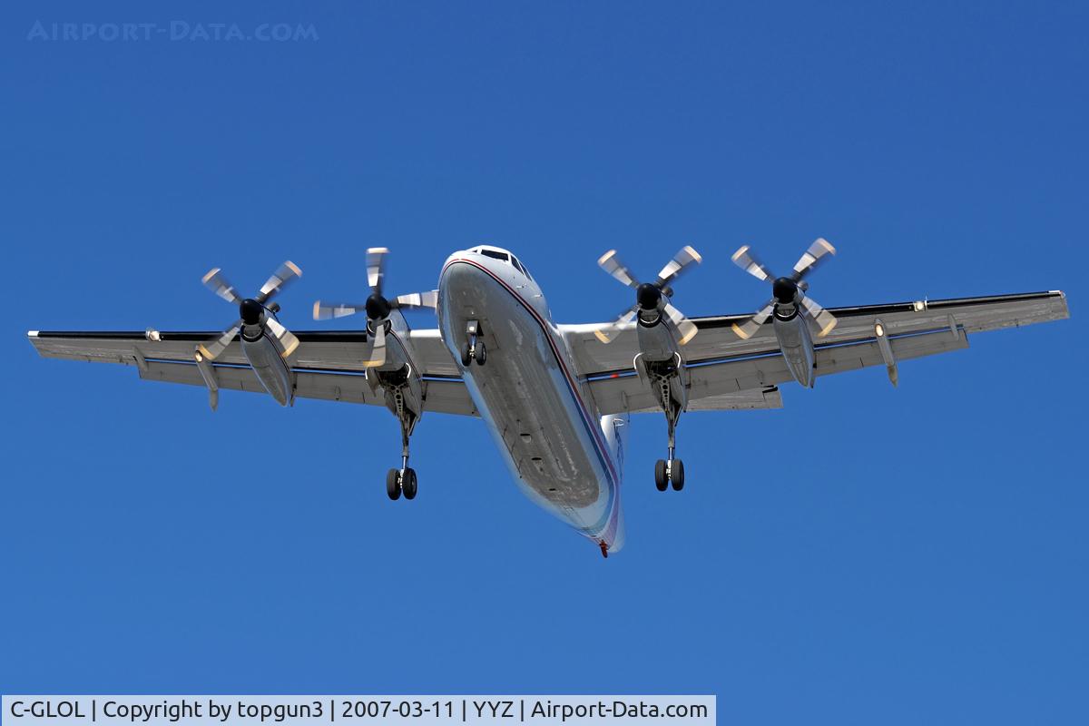 C-GLOL, 1981 De Havilland Canada DHC-7-102 Dash 7 C/N 39, Short final for RWY23.