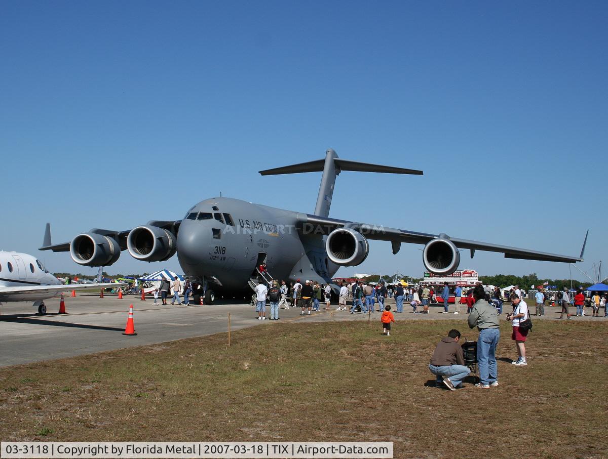 03-3118, 2003 Boeing C-17A Globemaster III C/N P-118, C-17