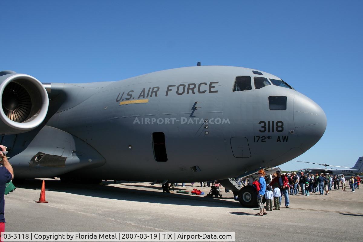 03-3118, 2003 Boeing C-17A Globemaster III C/N P-118, C-17