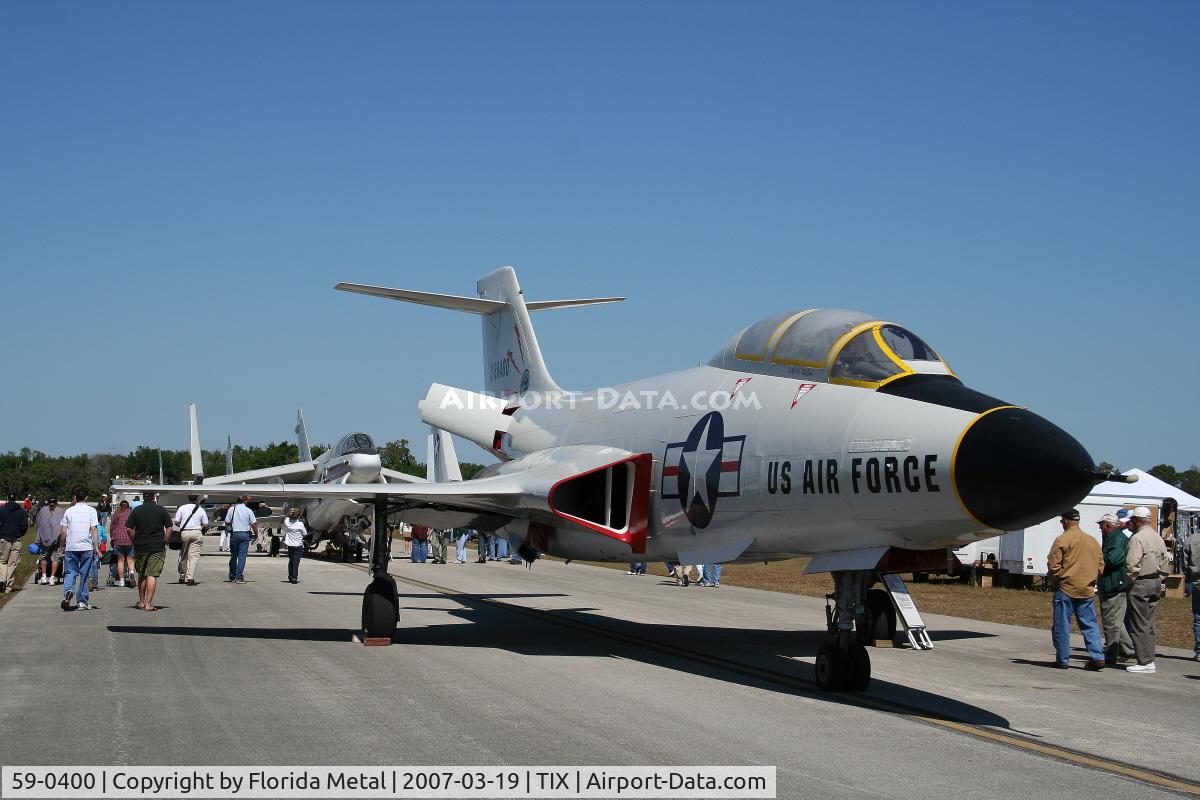 59-0400, 1959 McDonnell F-101F Voodoo C/N 724, F-101