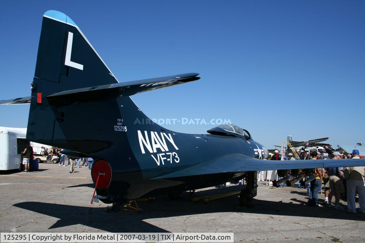 125295, Grumman F9F-5 Panther C/N Not found 125295, F9F-5 Panther