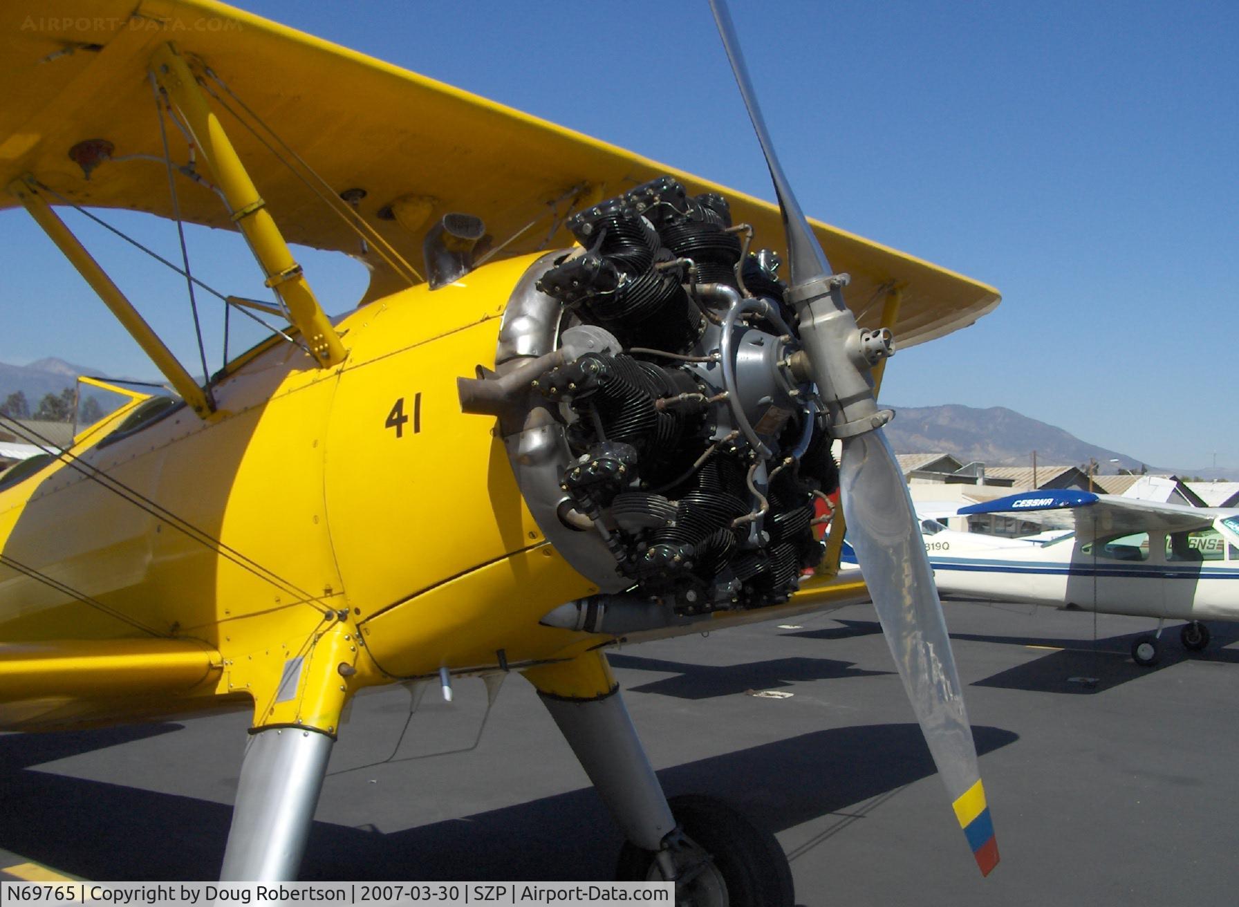 N69765, 1941 Boeing A75N1 (PT17) C/N 75-1044, 1941 Boeing Stearman A75N1 (PT-17 KAYDET) as N2S-1, Continental W670-5 220 Hp