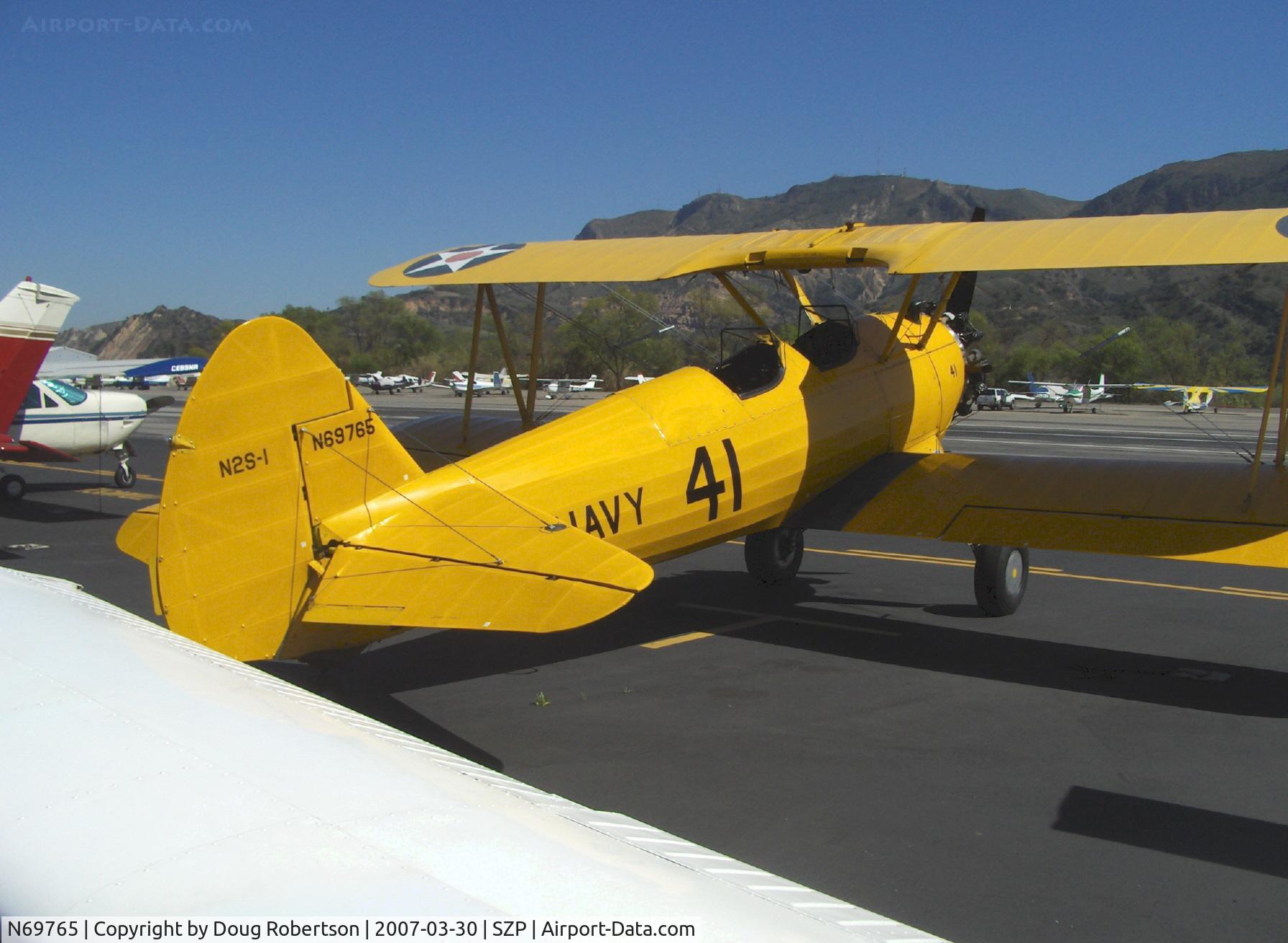 N69765, 1941 Boeing A75N1 (PT17) C/N 75-1044, 1941 Boeing Stearman A75N1 (PT-17 KAYDET) as N2S-1, Continental W670-5 220 Hp, tail and cockpits