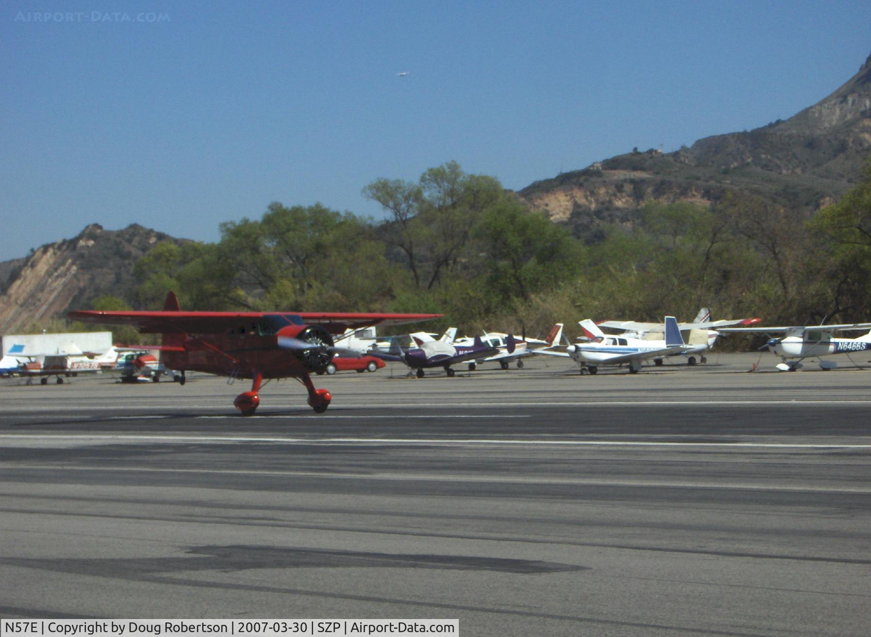 N57E, 1929 Howard Aircraft DGA-11 C/N 88, 1937 Howard DGA-11 CUSTOM, P&W R-985-N 450 Hp, landing roll rwy 22