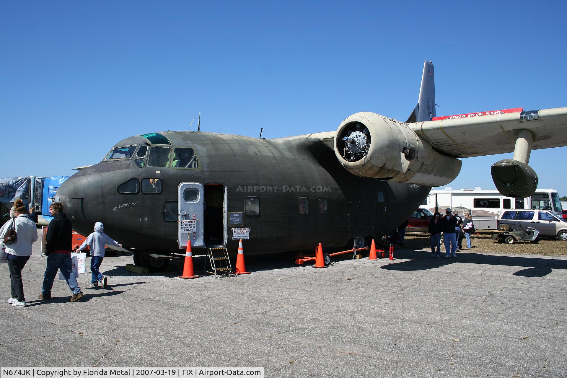 N674JK, 1954 Fairchild C-123K Provider C/N 20123, C-123