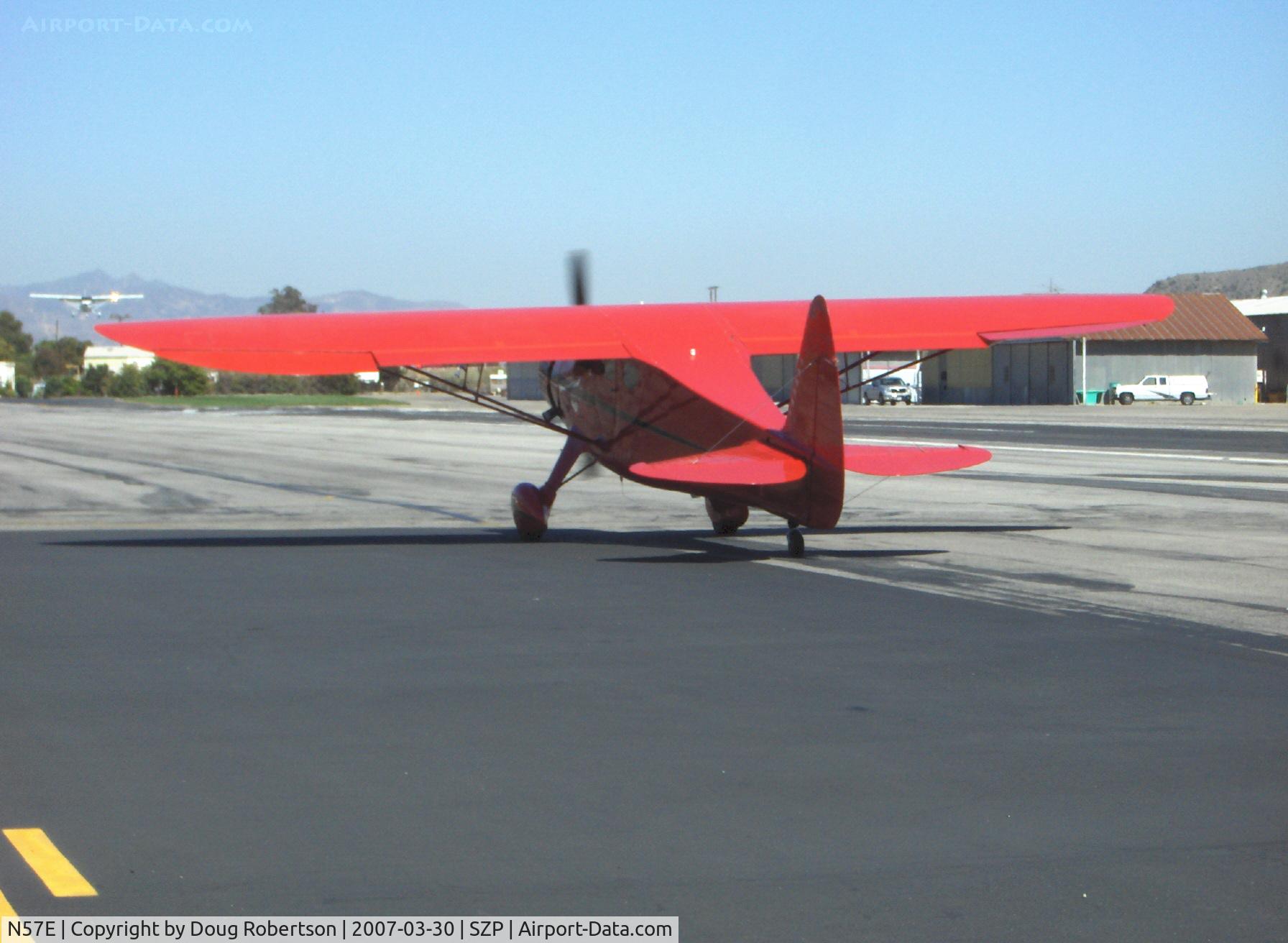 N57E, 1929 Howard Aircraft DGA-11 C/N 88, 1937 Howard DGA-11 CUSTOM, P&W R-985-N Wasp Jr. 450 Hp, taxi