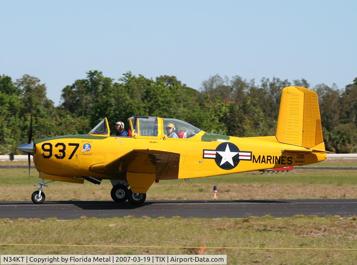N34KT, 1956 Beech D-45 Mentor C/N BG-271, T-34