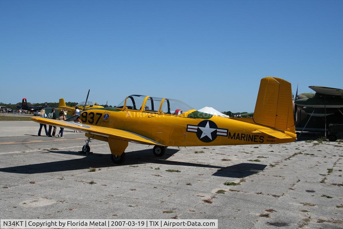 N34KT, 1956 Beech D-45 Mentor C/N BG-271, T-34