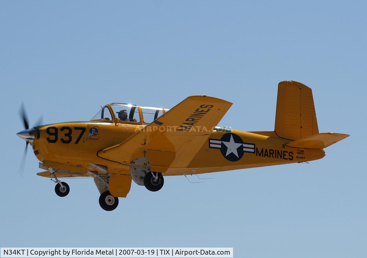 N34KT, 1956 Beech D-45 Mentor C/N BG-271, T-34
