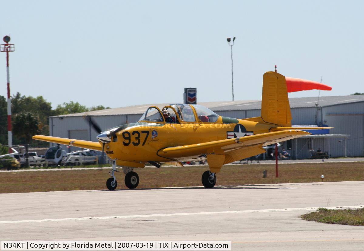 N34KT, 1956 Beech D-45 Mentor C/N BG-271, T-34