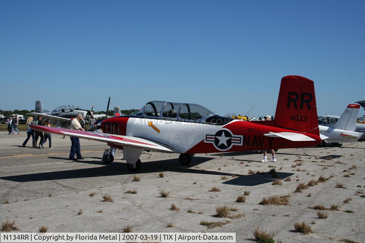 N134RR, 1957 Beech D-45 (T-34B) Mentor C/N BG-340, T-34