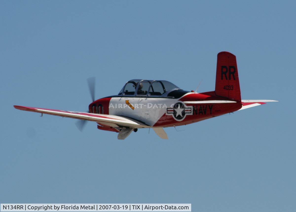 N134RR, 1957 Beech D-45 (T-34B) Mentor C/N BG-340, T-34