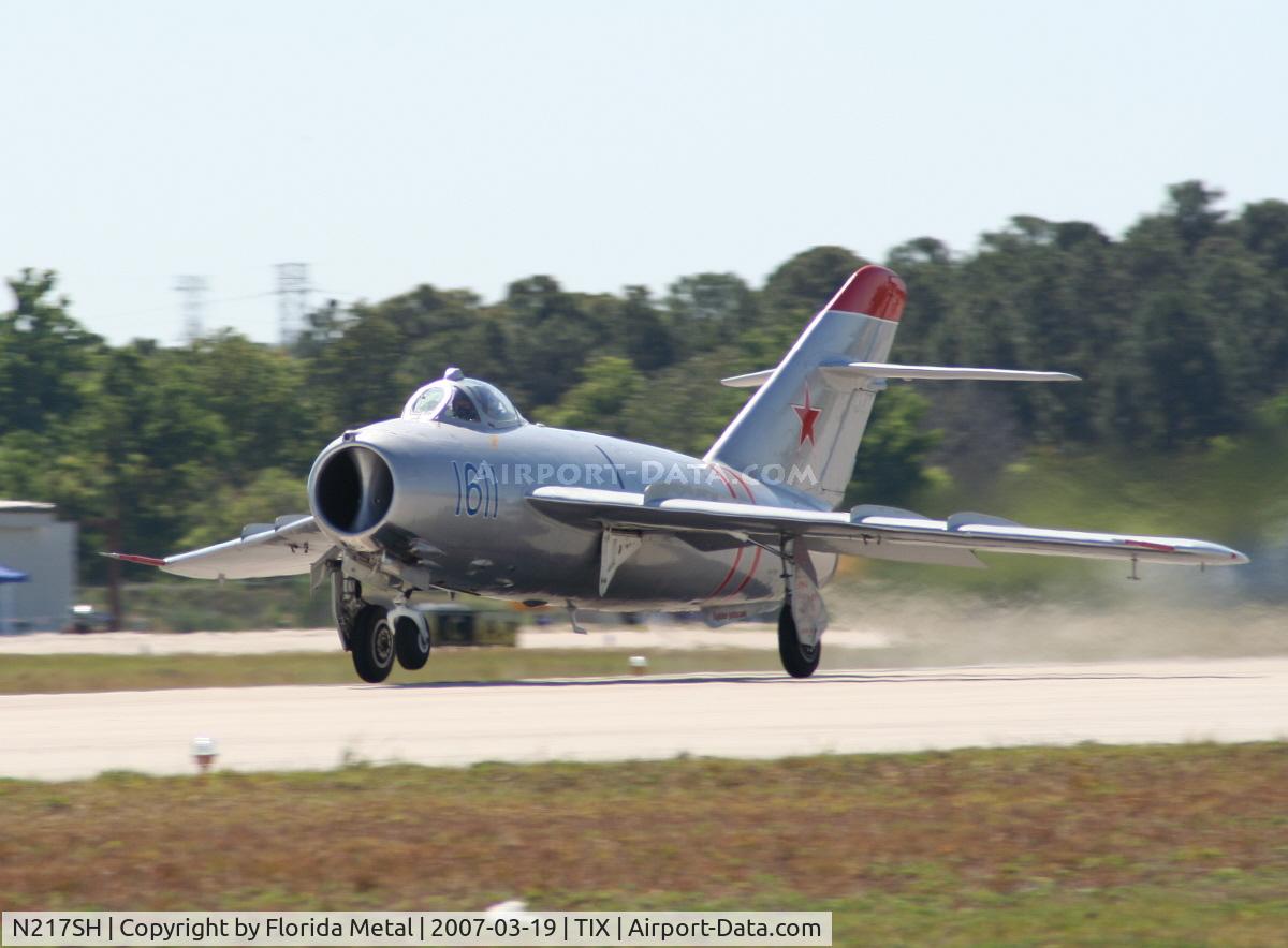 N217SH, 1959 PZL-Mielec Lim-5 (MiG-17F) C/N 1C1611, Mig-17