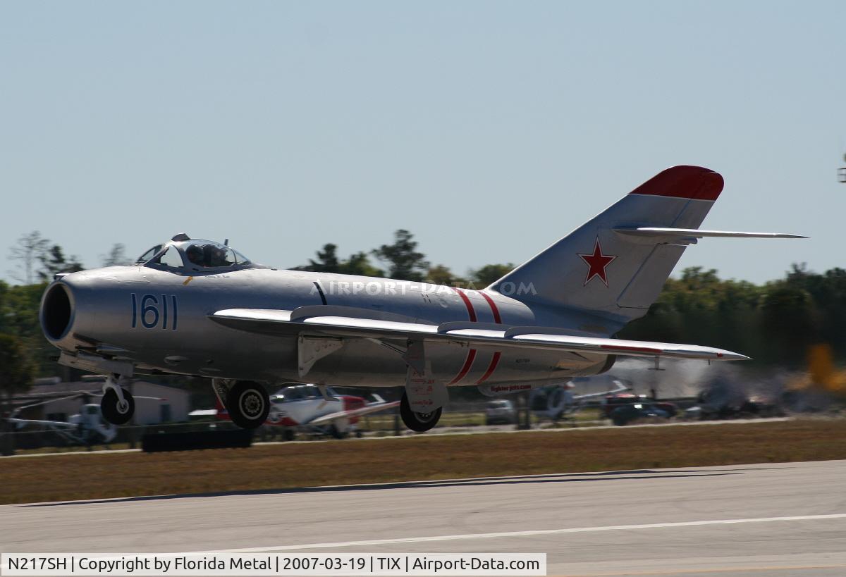 N217SH, 1959 PZL-Mielec Lim-5 (MiG-17F) C/N 1C1611, Mig-17