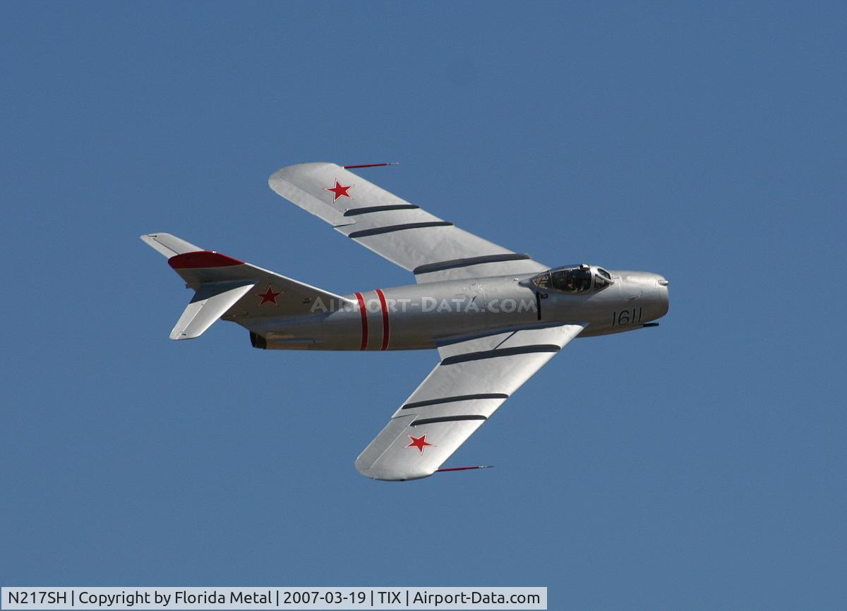 N217SH, 1959 PZL-Mielec Lim-5 (MiG-17F) C/N 1C1611, Mig-17