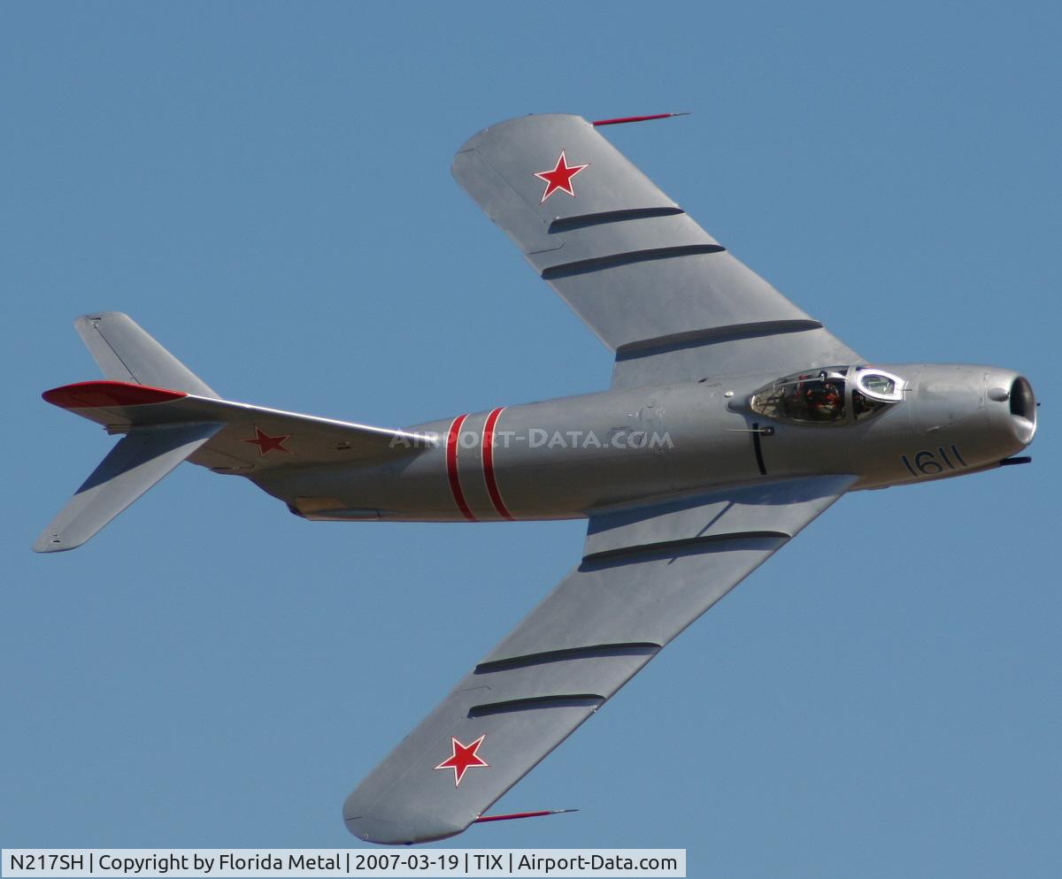 N217SH, 1959 PZL-Mielec Lim-5 (MiG-17F) C/N 1C1611, Mig-17