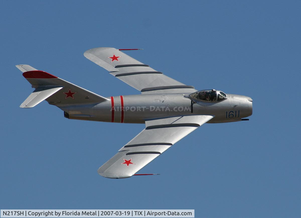 N217SH, 1959 PZL-Mielec Lim-5 (MiG-17F) C/N 1C1611, Mig-17