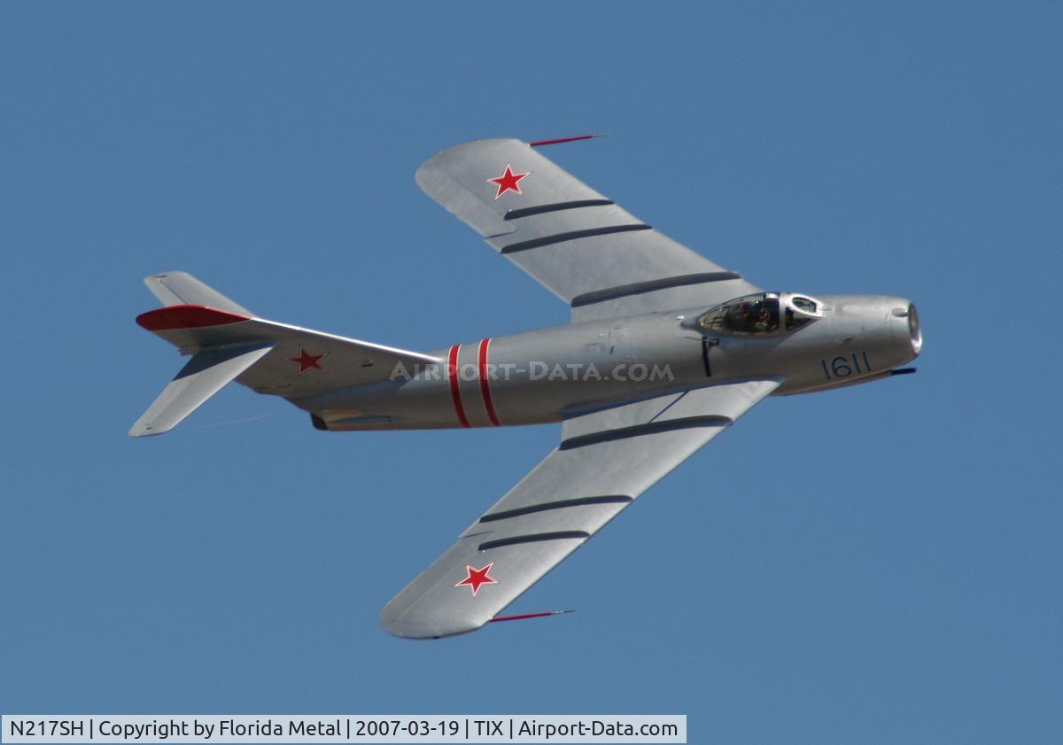 N217SH, 1959 PZL-Mielec Lim-5 (MiG-17F) C/N 1C1611, Mig-17