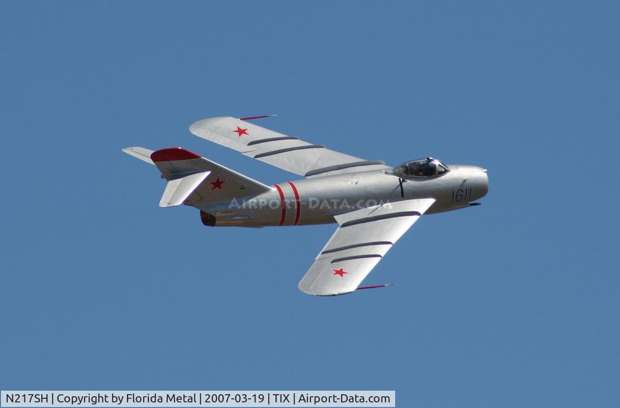 N217SH, 1959 PZL-Mielec Lim-5 (MiG-17F) C/N 1C1611, Mig-17