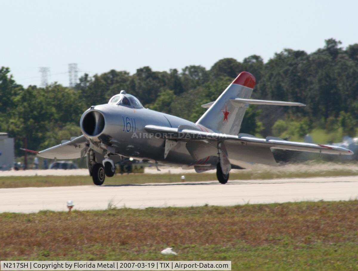 N217SH, 1959 PZL-Mielec Lim-5 (MiG-17F) C/N 1C1611, Mig-17