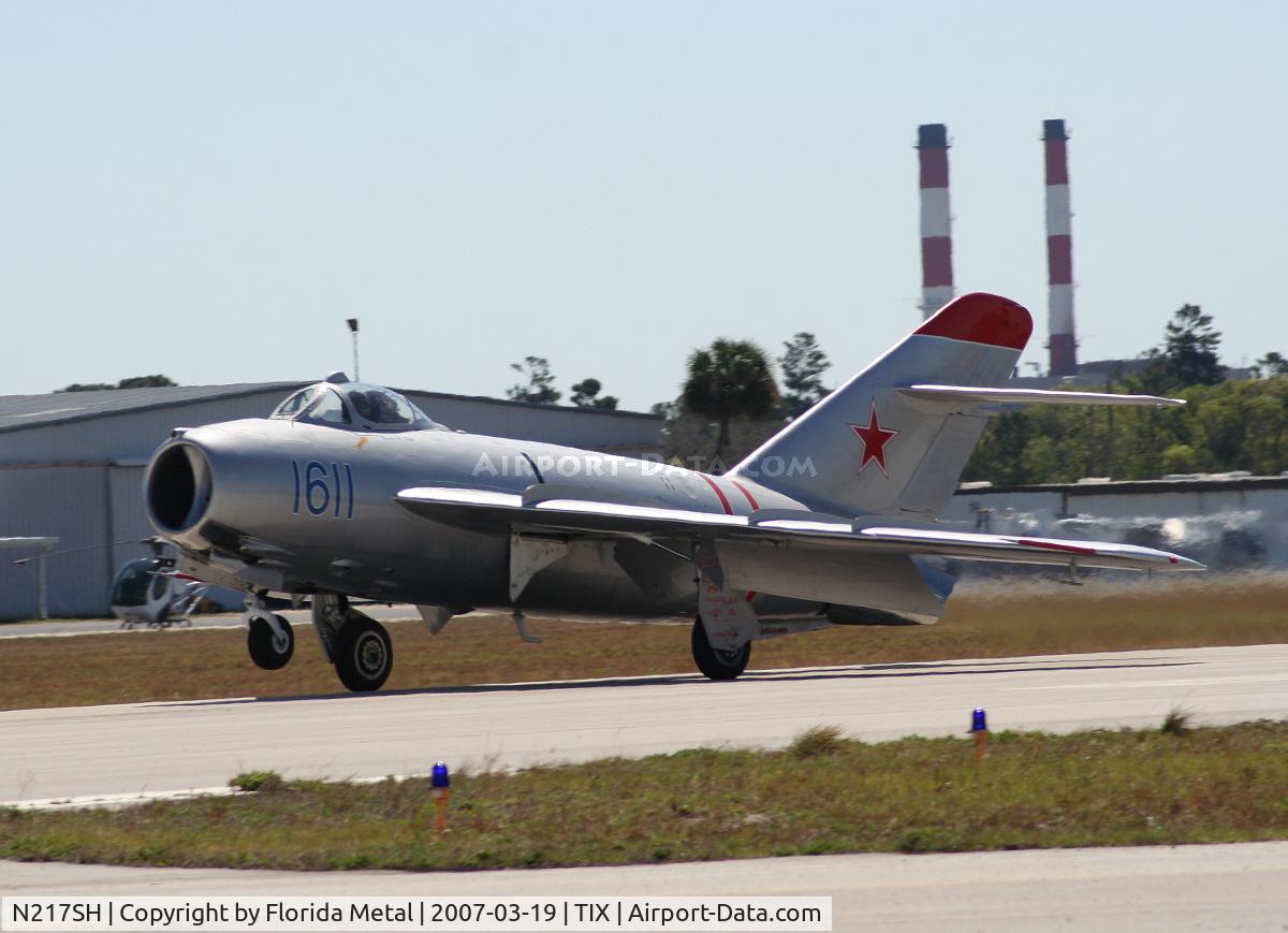N217SH, 1959 PZL-Mielec Lim-5 (MiG-17F) C/N 1C1611, Mig-17