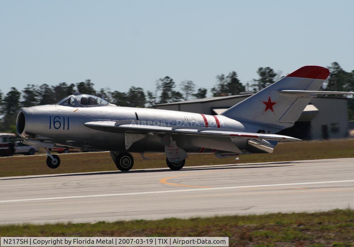 N217SH, 1959 PZL-Mielec Lim-5 (MiG-17F) C/N 1C1611, Mig-17