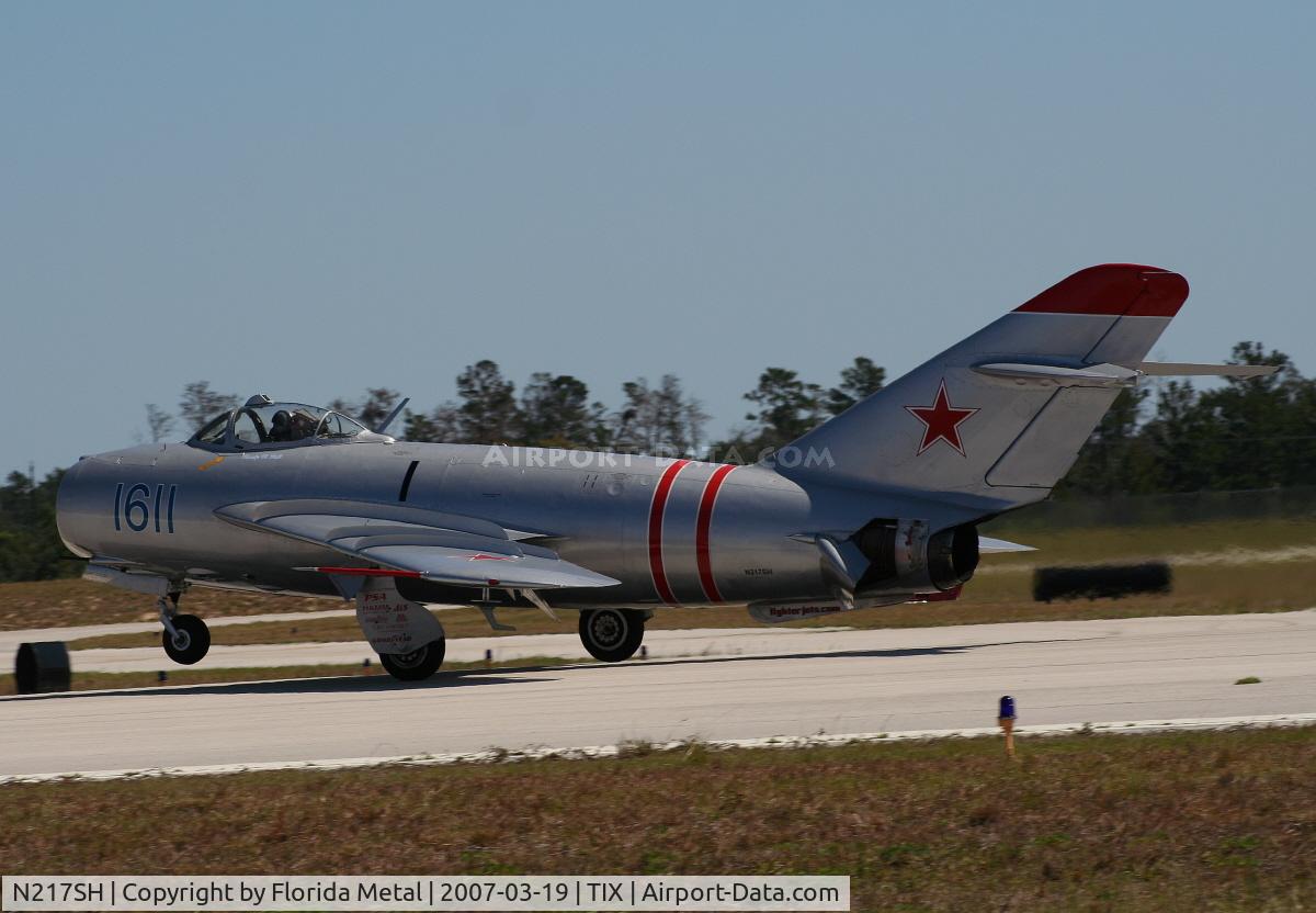 N217SH, 1959 PZL-Mielec Lim-5 (MiG-17F) C/N 1C1611, Mig-17