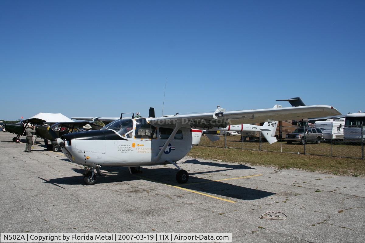 N502A, 1969 Cessna M337B (O-2A) Super Skymaster C/N 337M-0415 (69-7617), O-2