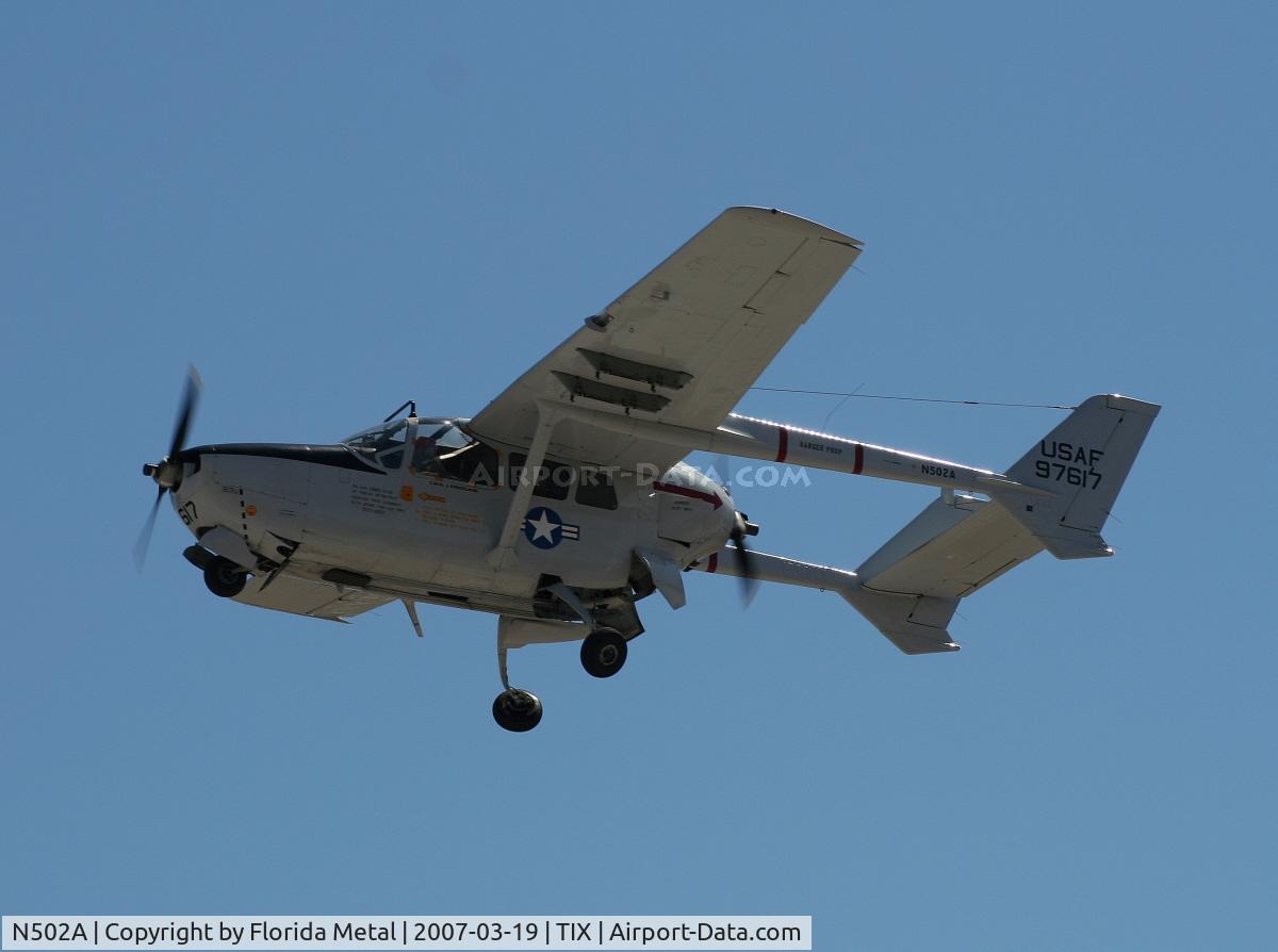 N502A, 1969 Cessna M337B (O-2A) Super Skymaster C/N 337M-0415 (69-7617), O-2