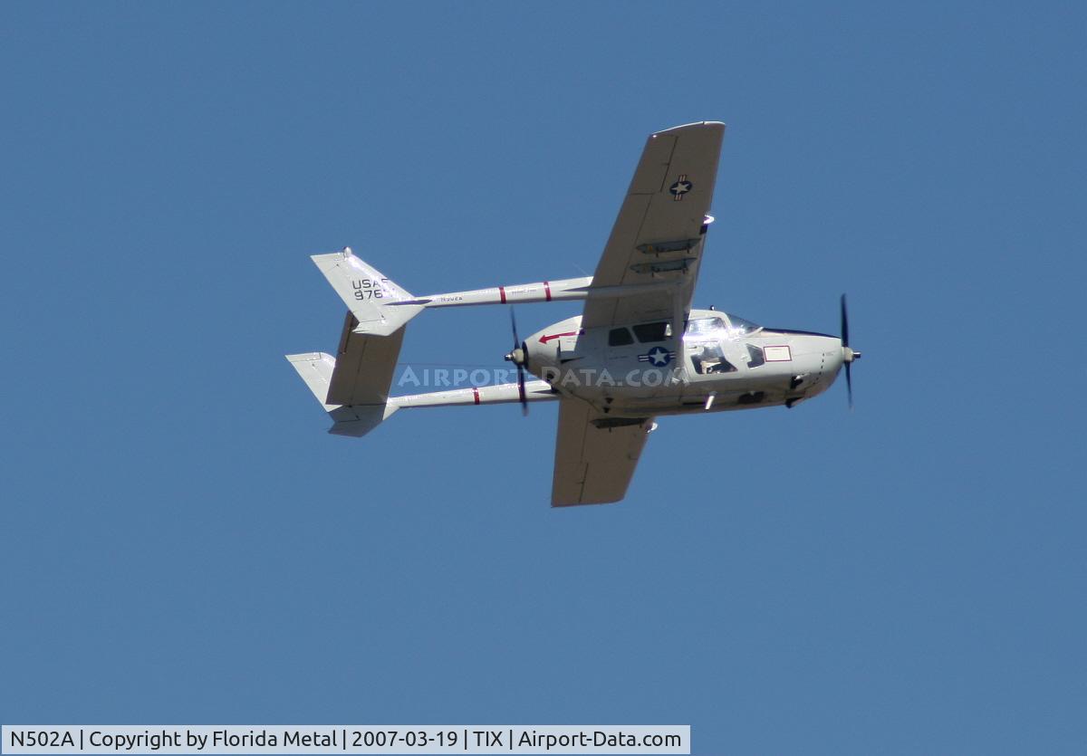 N502A, 1969 Cessna M337B (O-2A) Super Skymaster C/N 337M-0415 (69-7617), O-2