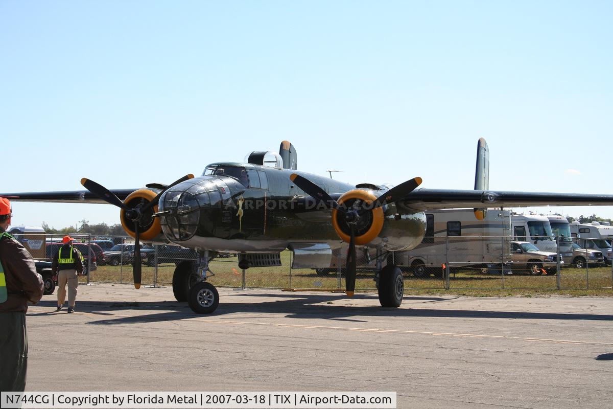 N744CG, 1944 North American B-25N Mitchell C/N 108-32141, B-25