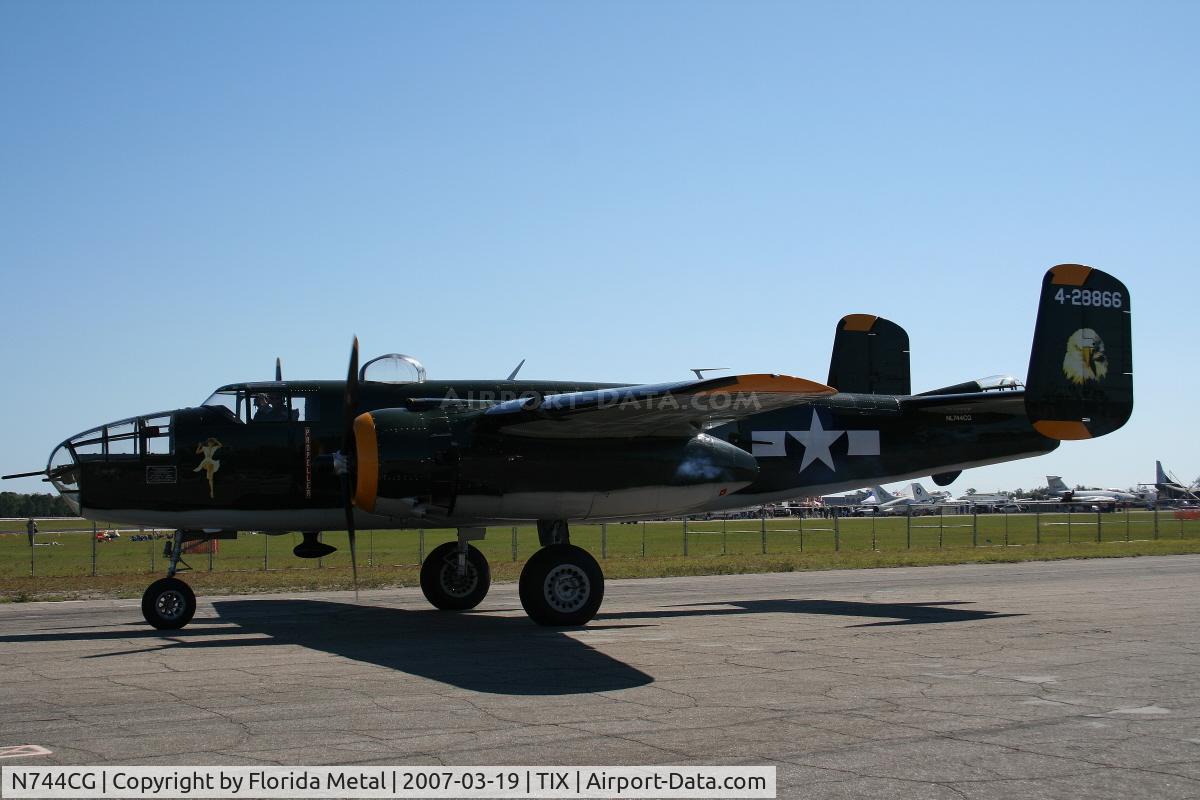 N744CG, 1944 North American B-25N Mitchell C/N 108-32141, B-25