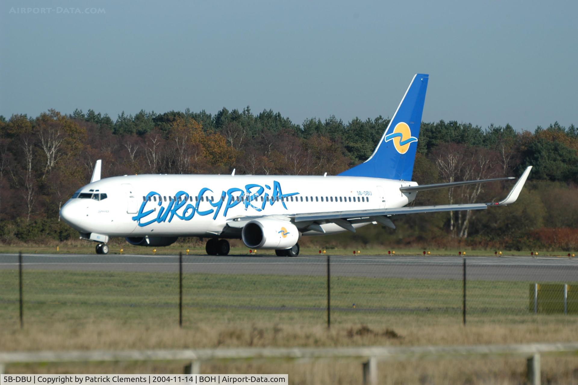 5B-DBU, 2003 Boeing 737-8Q8 C/N 32796, EUROCYPRIA 737-800