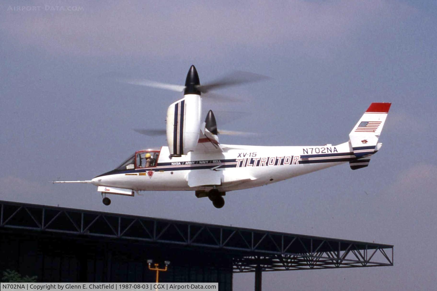 N702NA, 1977 Bell 301 C/N 0001, XV-15 demonstration at McCormick Place and Meigs Field